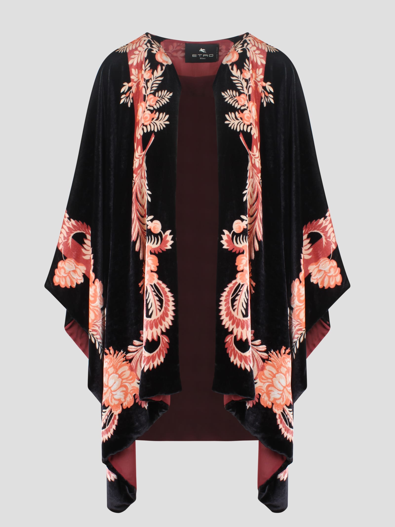 Paisley Floral Poncho