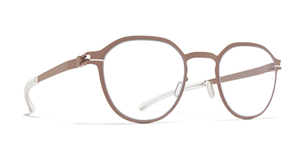 Shop Mykita Ellington - Greige Rx Glasses In Beige