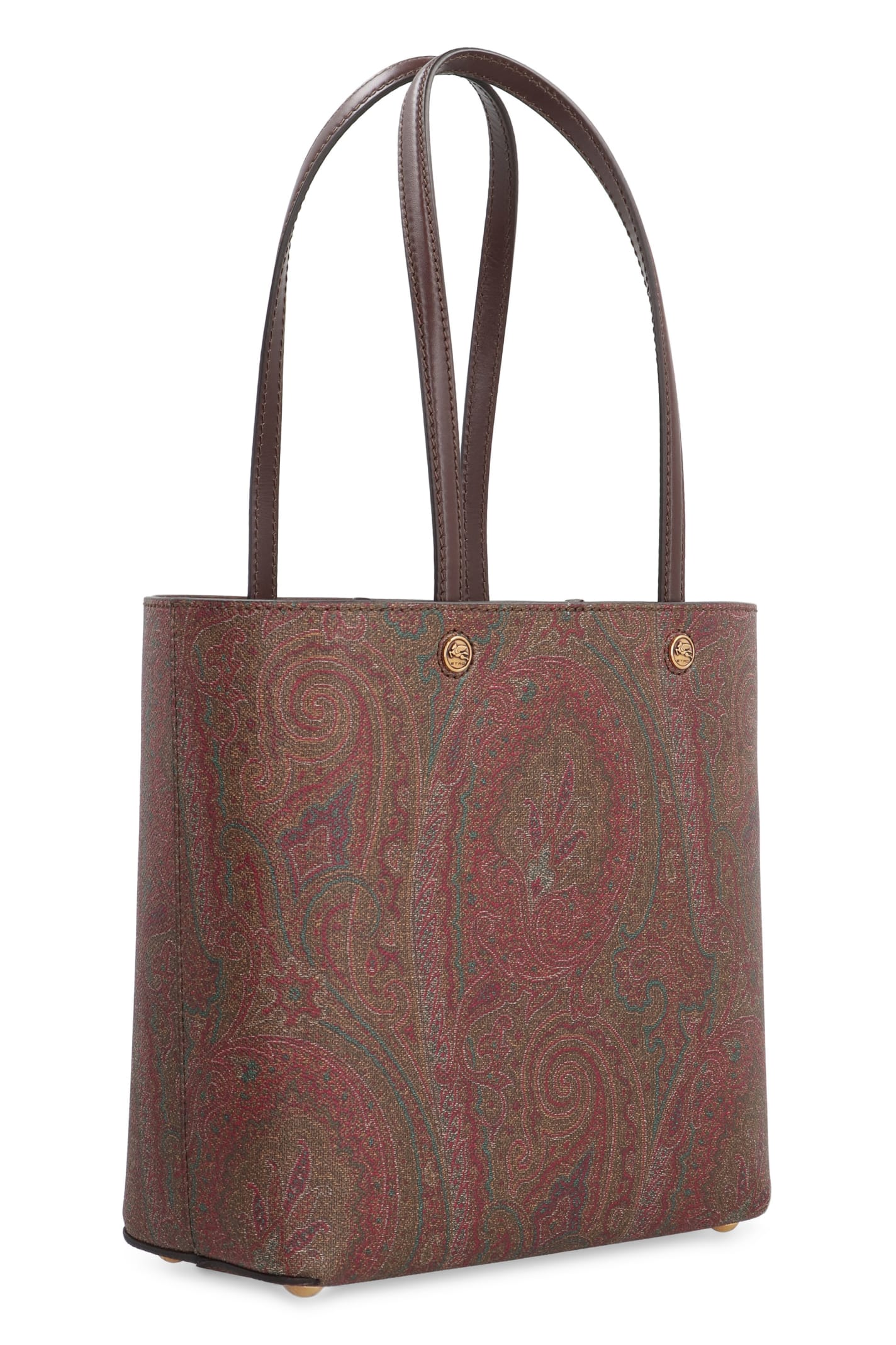Etro Essential Jacquard Fabric Tote In Multicolor