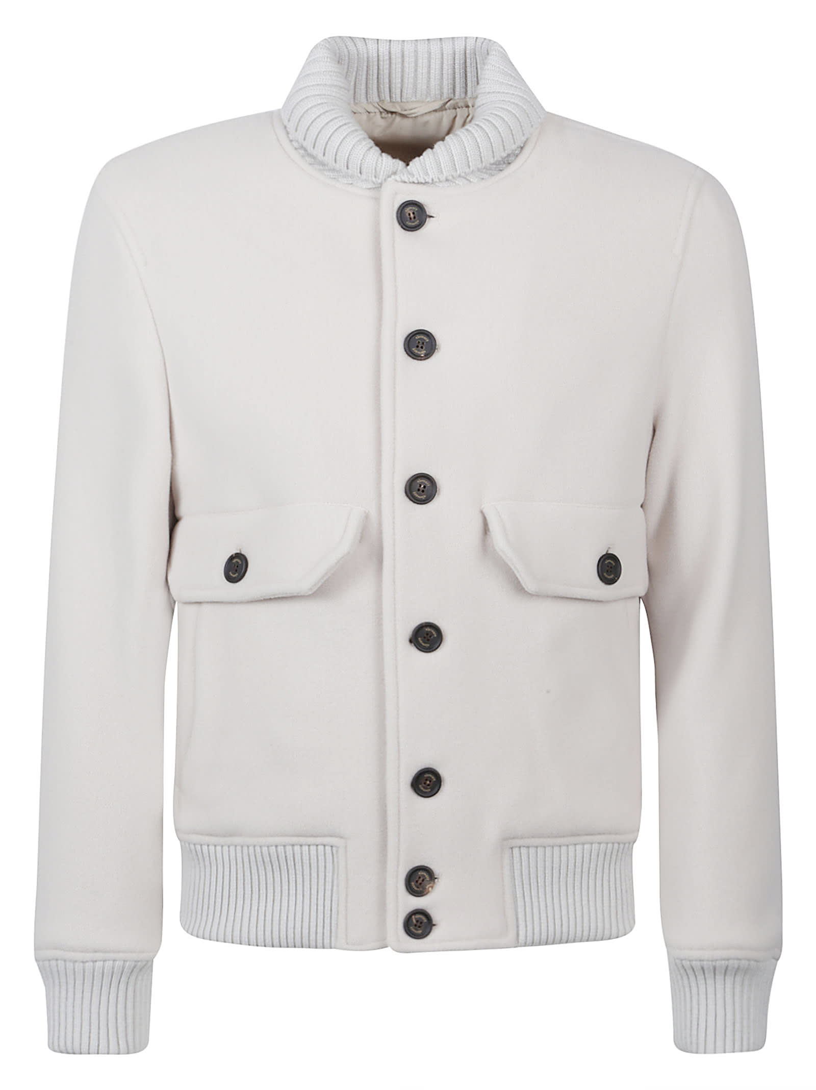 Eleventy Bomber Jacket In Gray