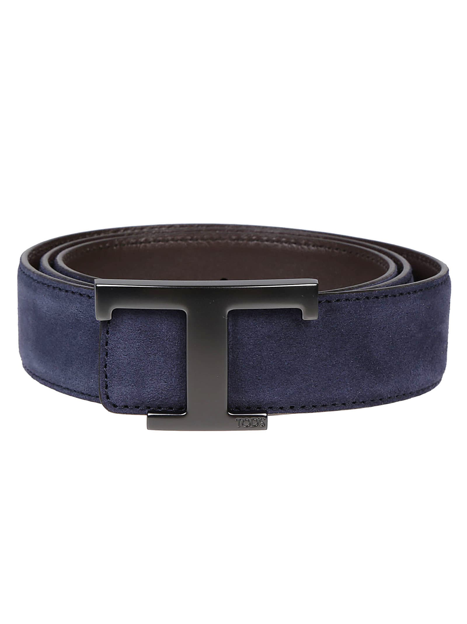 Man BROWN Tod's Belt in Suede XCMCP611100CVQ950ZIH