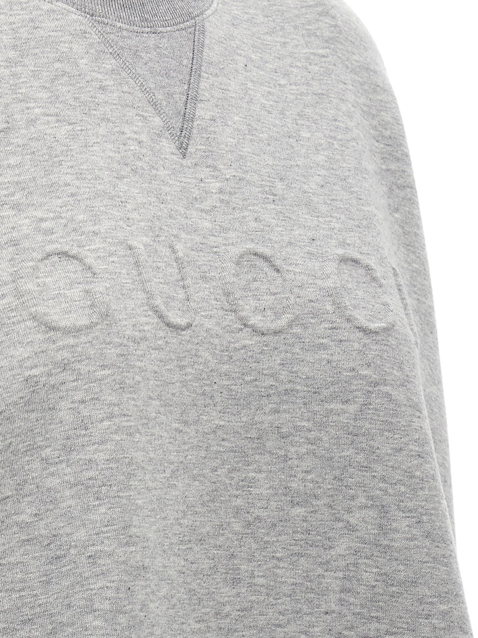 GUCCI EMBOSSED LOGO SWEATSHIRT 