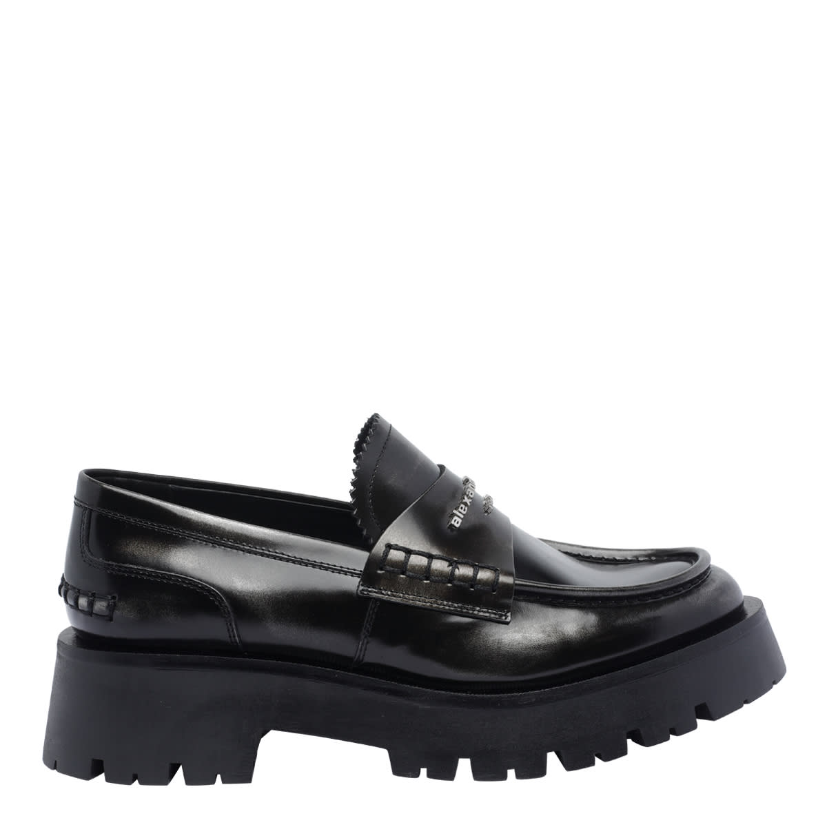 Alexander Wang Carter Lug Loafers In Black