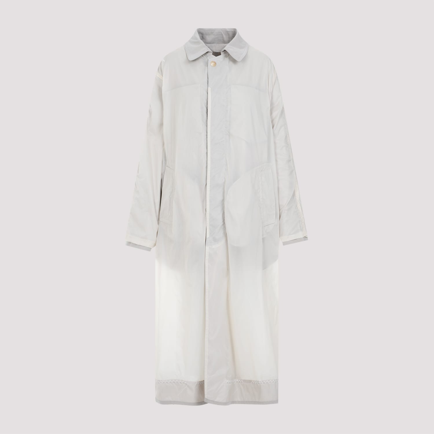 Shop Maison Margiela Trench Coat In Sand