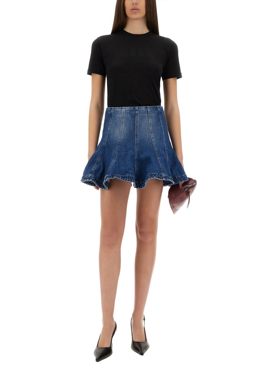 Msgm Slim Fit Crew Neck T-shirt