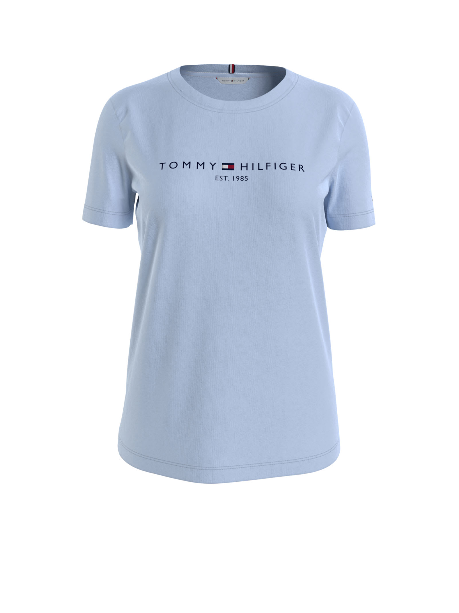 Tommy Hilfiger Light Blue Cotton T-shirt