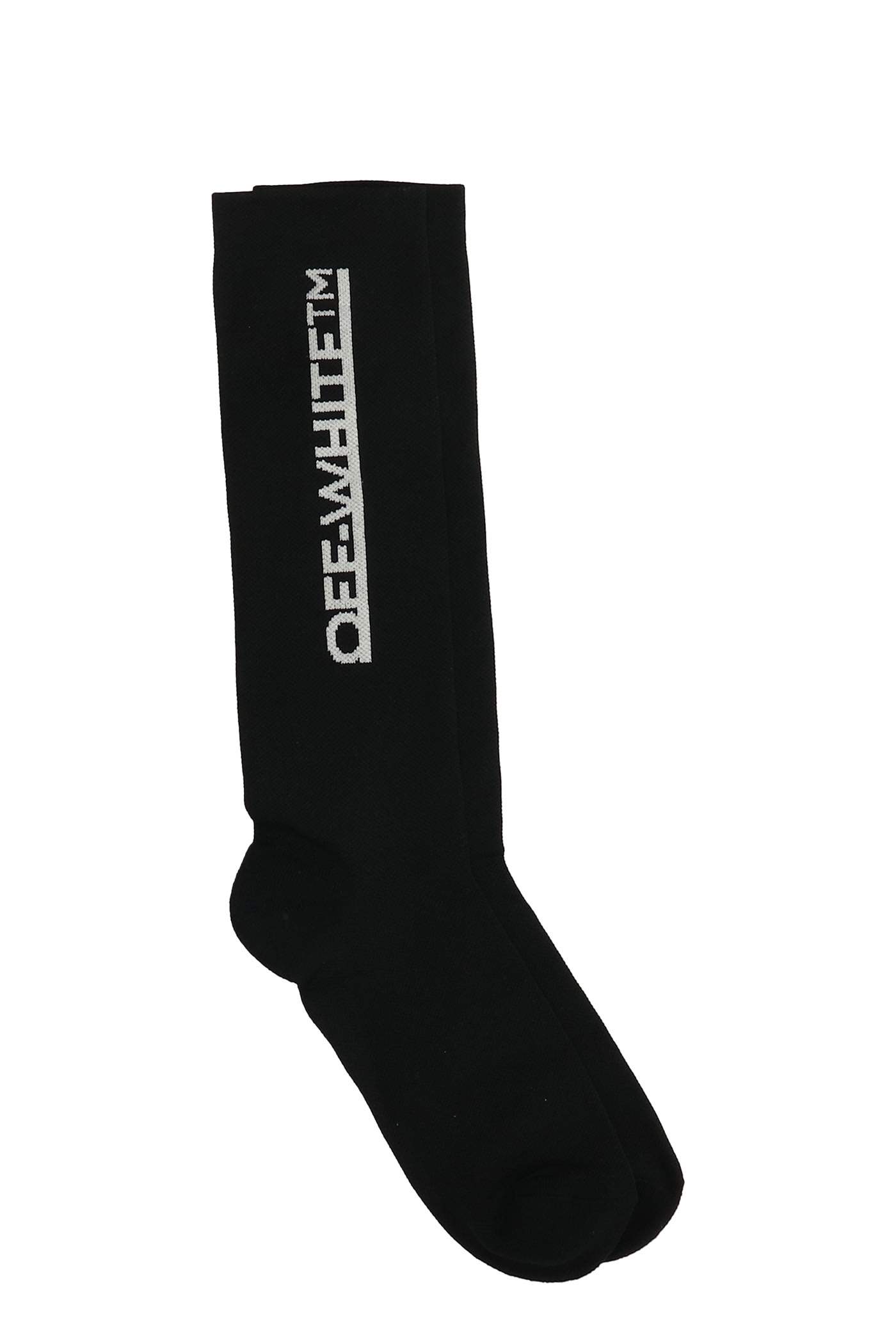Off-White Socks In Black Polyamide