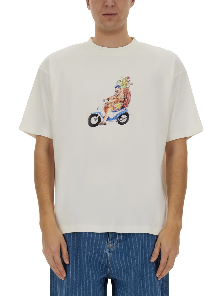 T-shirt With golfeu Print