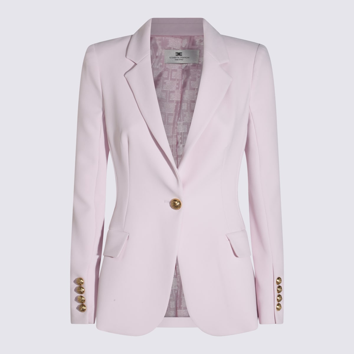 Elisabetta Franchi Pink Blazer In Rosa