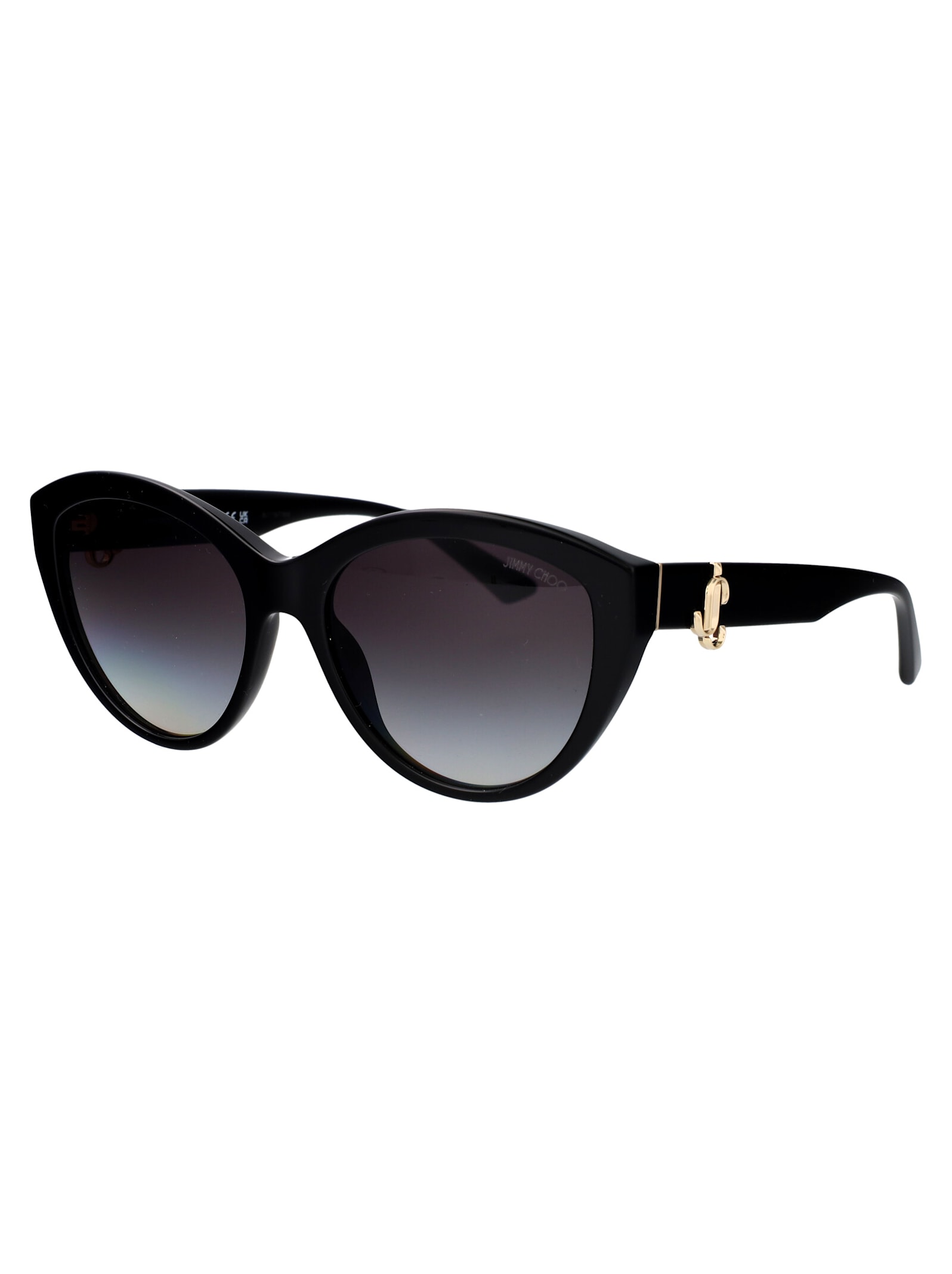 Jimmy Choo 0jc5007 Sunglasses In 50008g Black