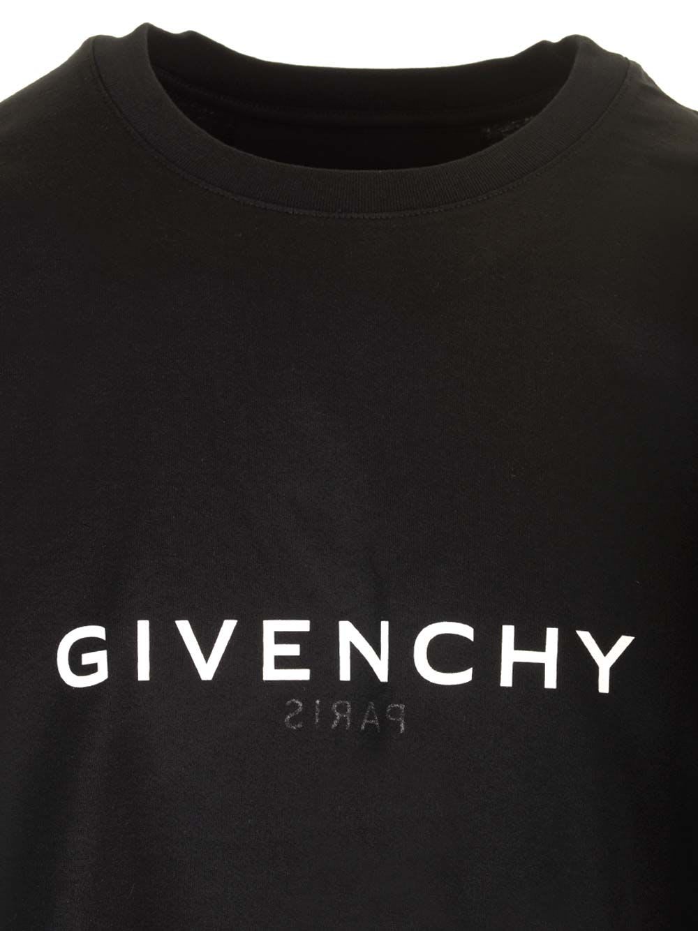 Shop Givenchy Oversized  Reverse T-shirt In Black