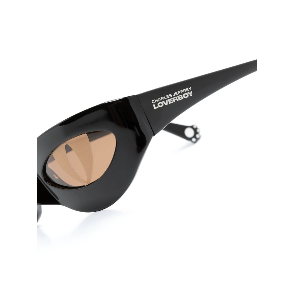 Charles Jeffrey Loverboy Neko Cat-eye Sunglasses In Black