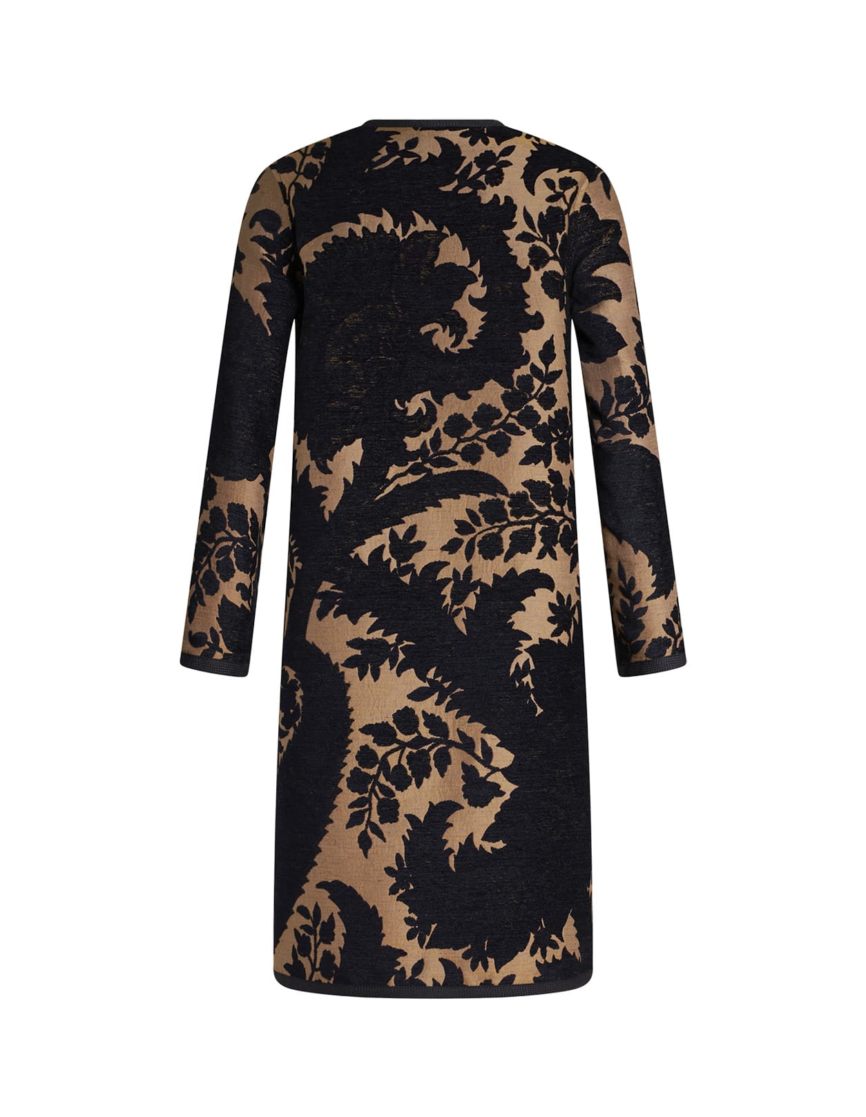 Shop Etro Blue Jacquard Reversible Coat In Multicolor