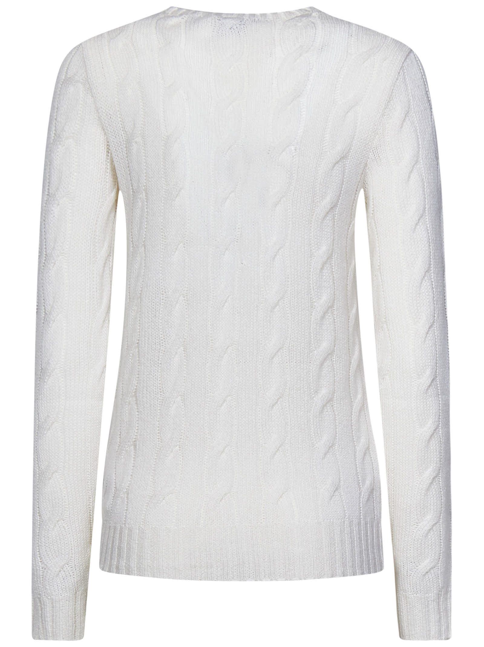 Shop Ralph Lauren Sweater In White