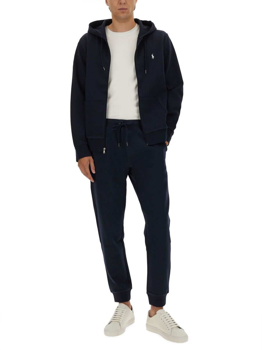 Polo Ralph Lauren Long Sleeve Performance Sweatshirt In Blue