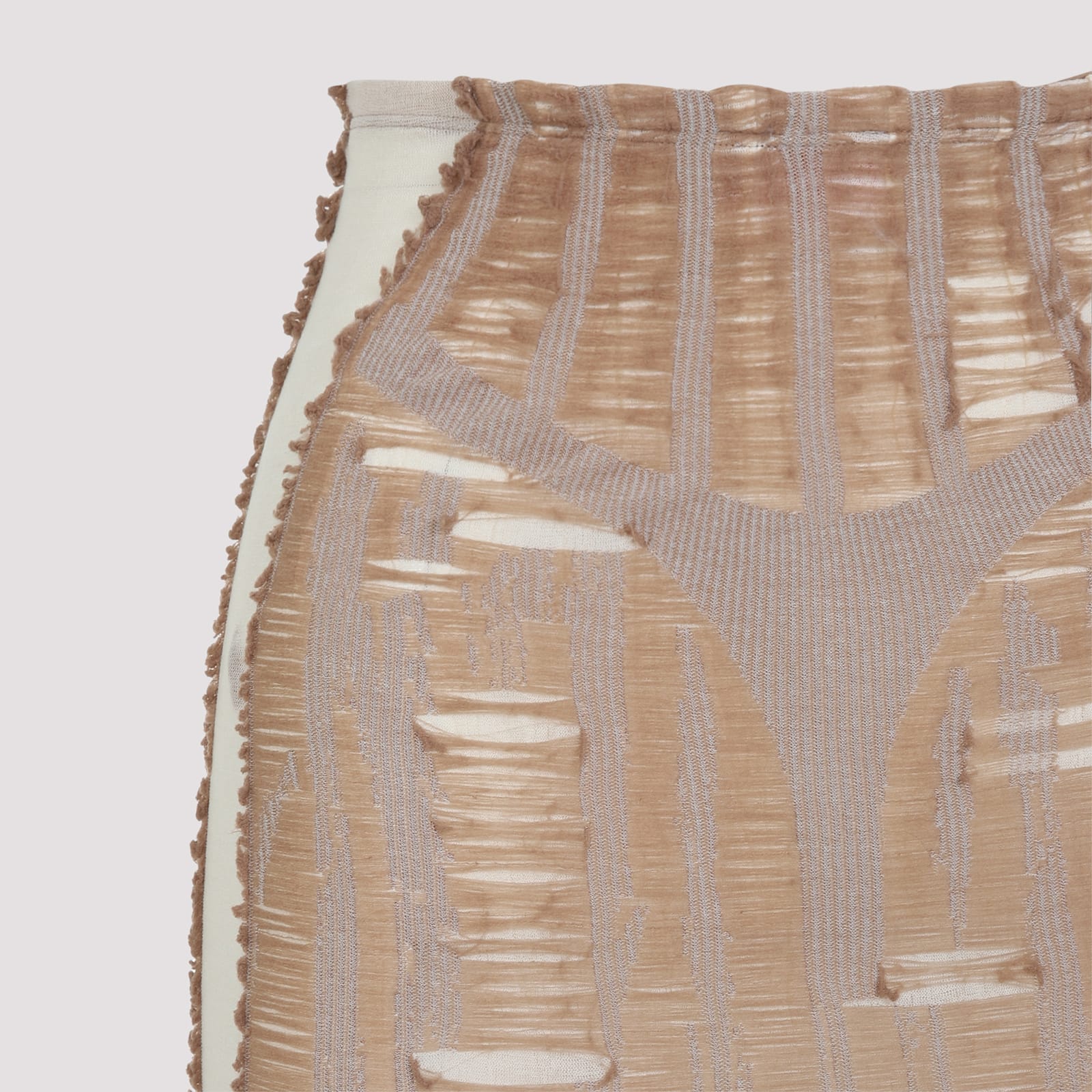 Diesel M-calina Midi Skirt In S Nude
