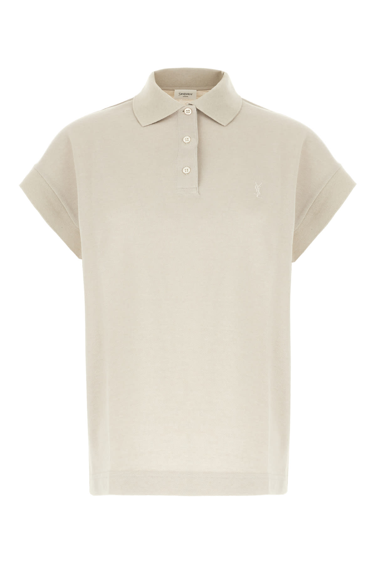 Light Grey Piquet Polo Shirt