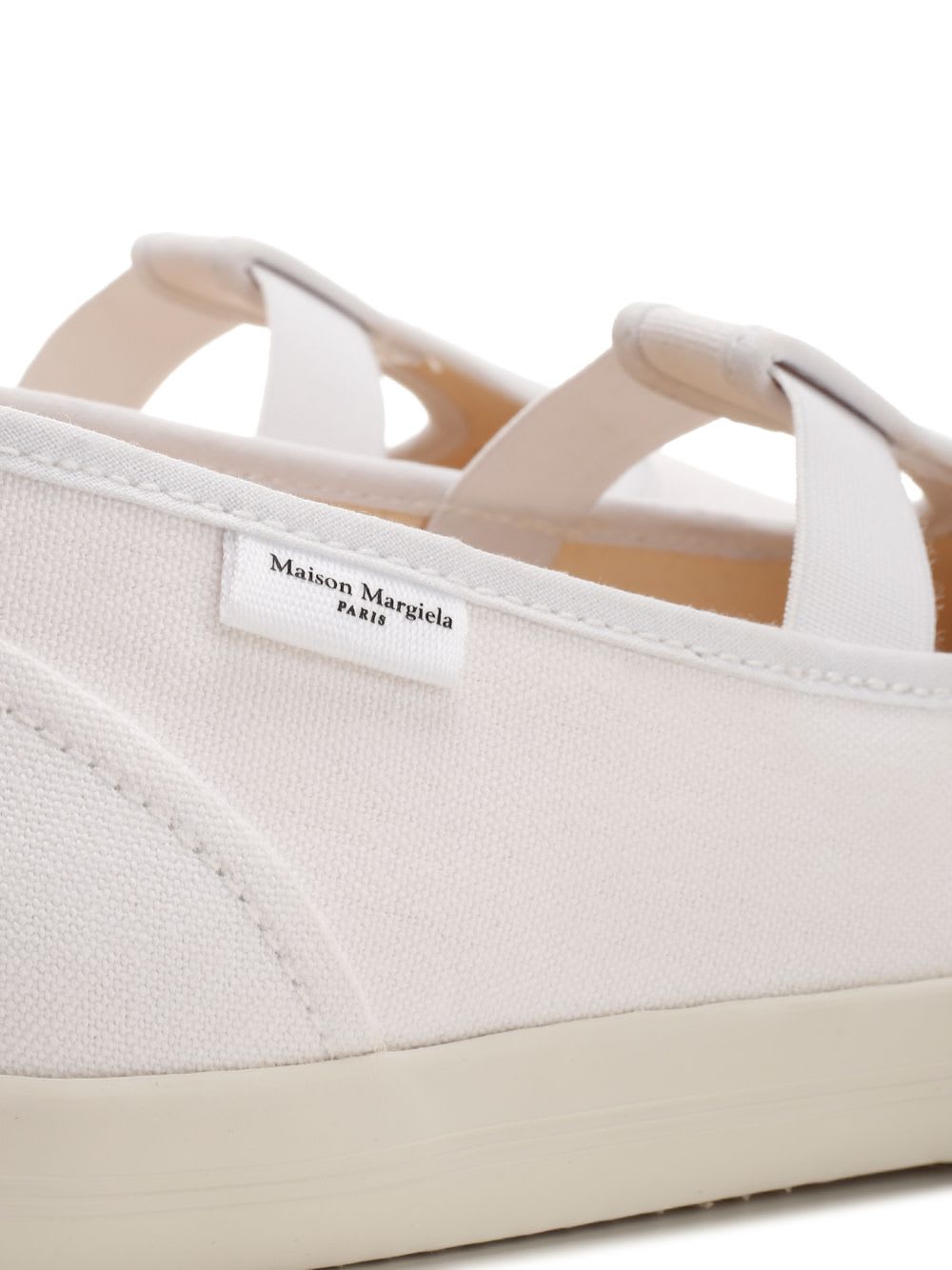 Shop Maison Margiela On The Deck Tabi Mary Jane Sneakers In T1003