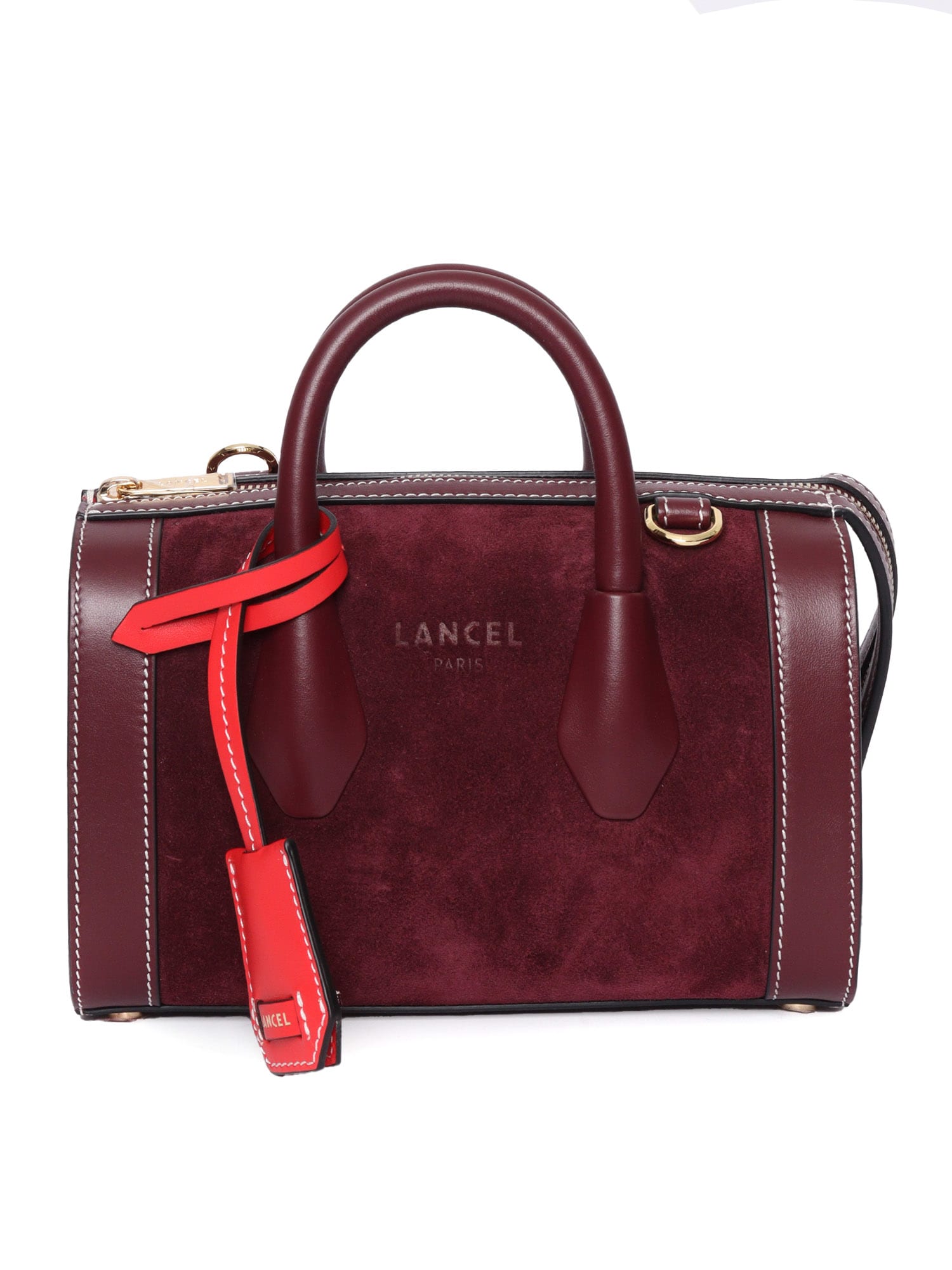 Lancel Borsa Da Bowling S In Burgundy
