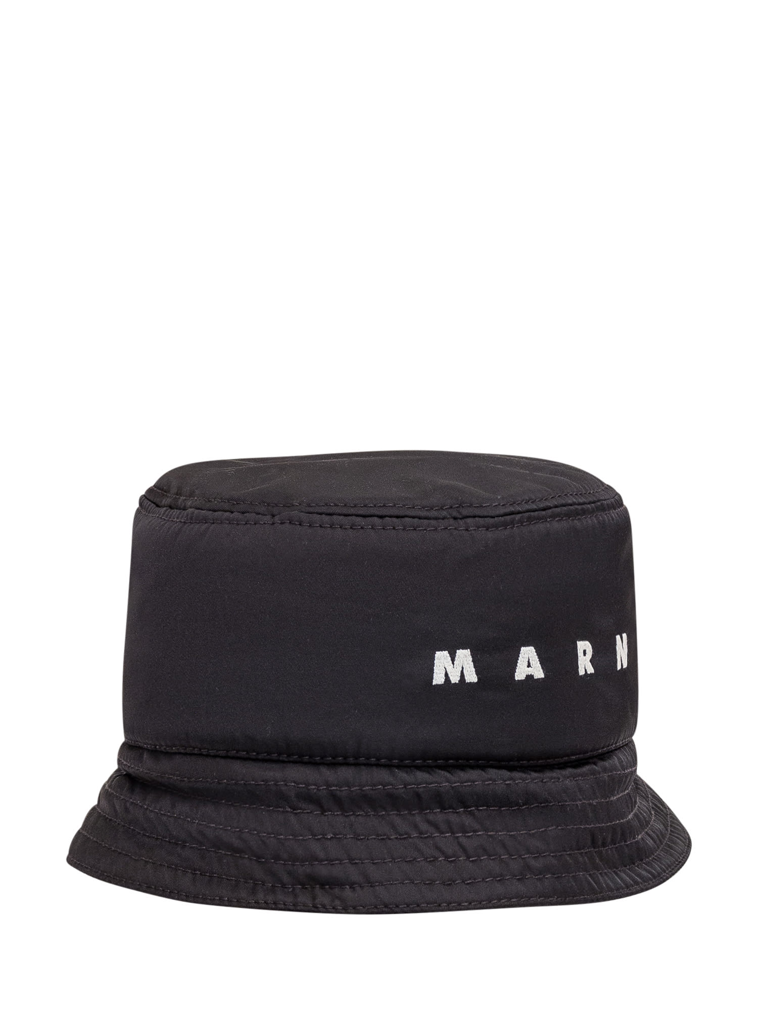 Shop Marni Hat In Black