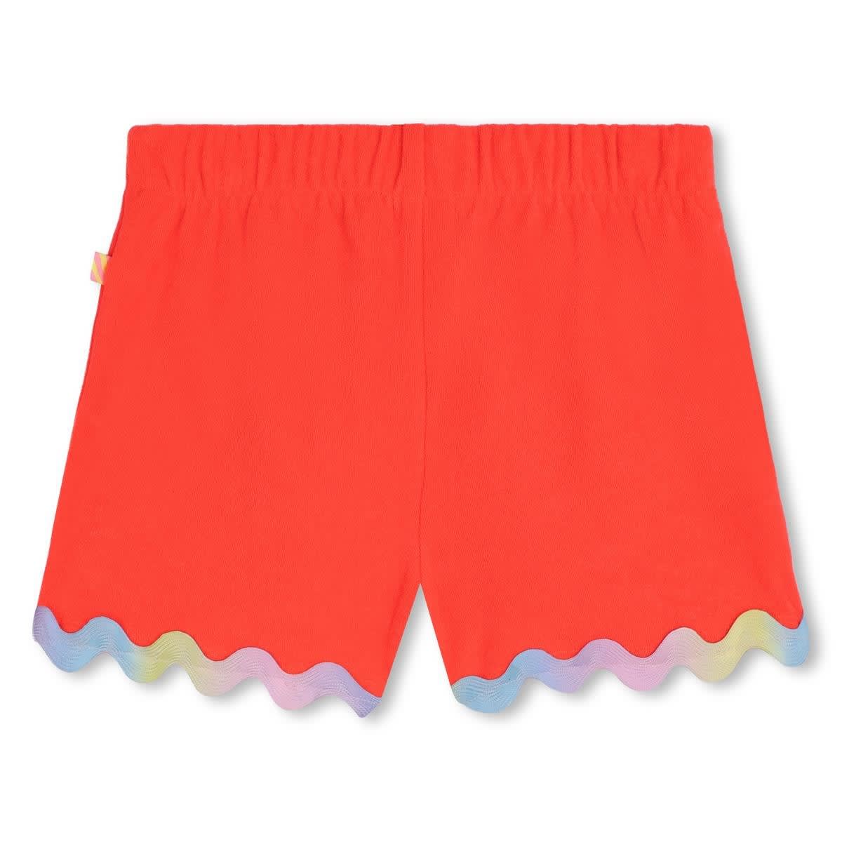 Shop Billieblush Shorts Con Stampa In Red