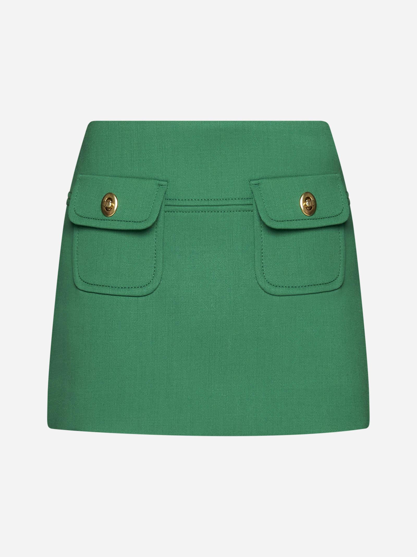 Zimmermann Wool-blend Miniskirt