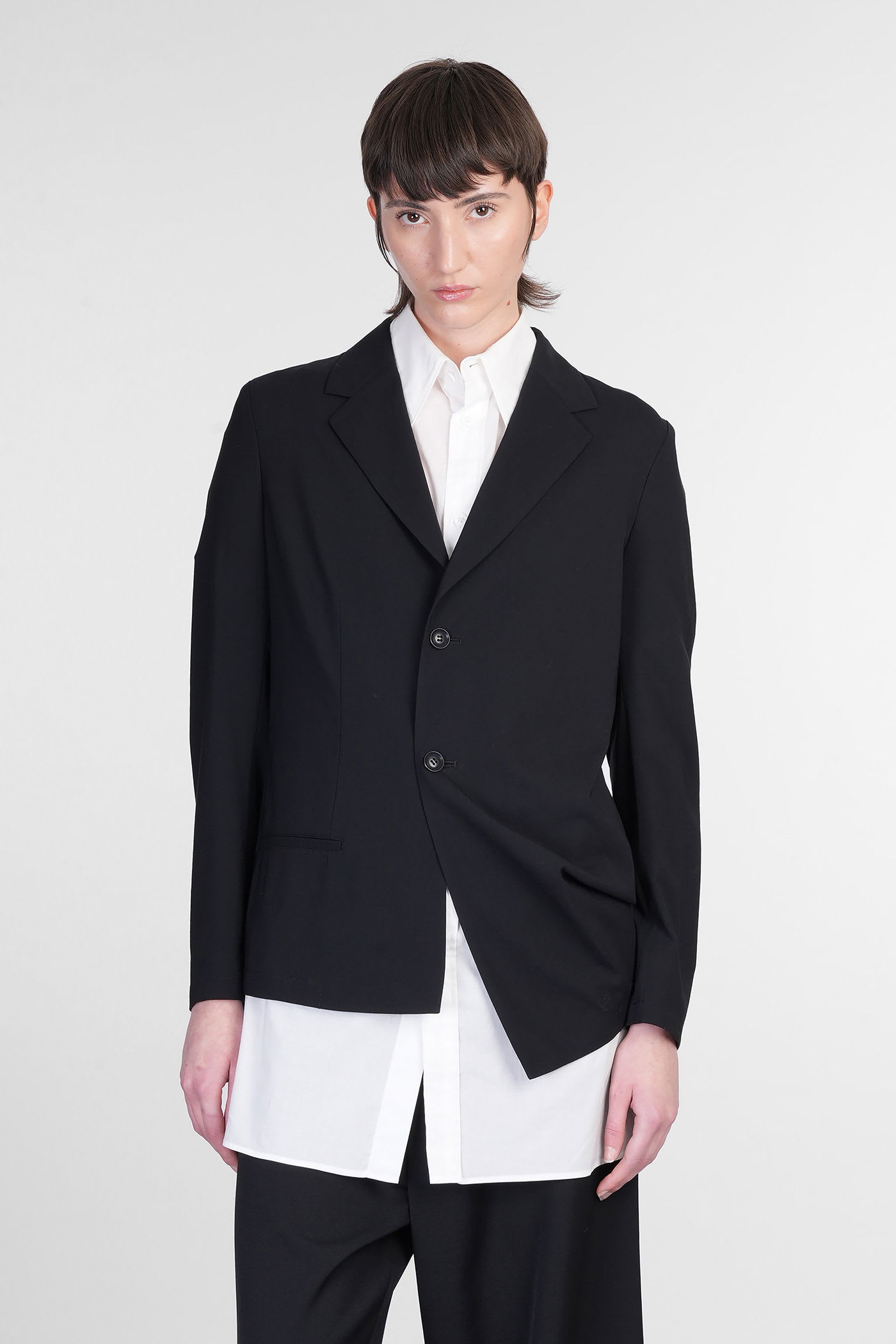 Blazer In Black Wool
