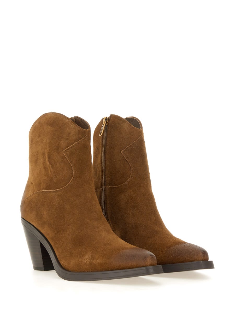 Shop Ash Judy Boot In Buff