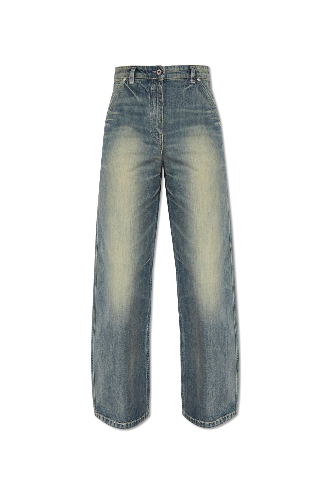 Kenzo Jeans With Vintage Effect In Blue