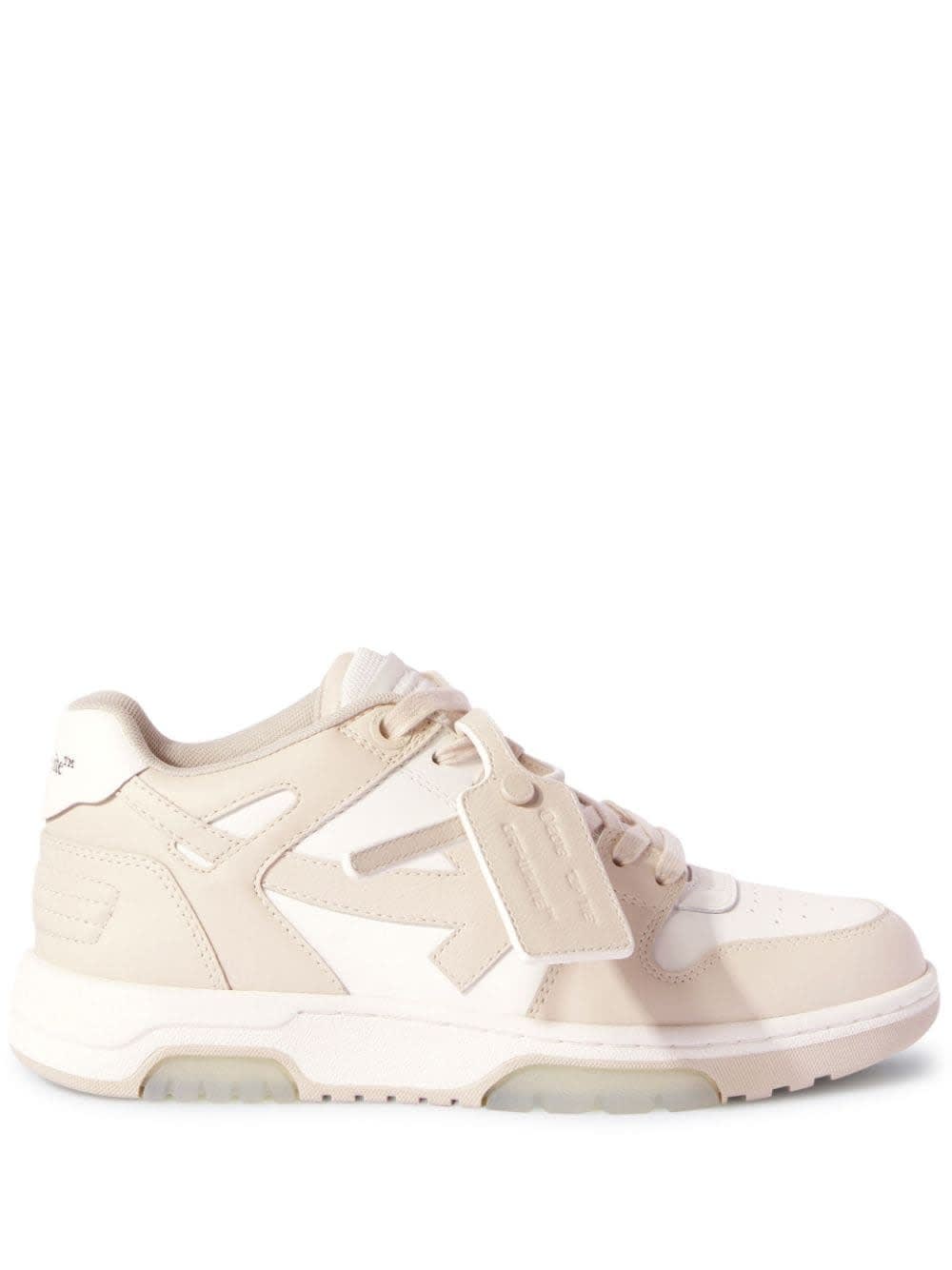Shop Off-white Out Of Office Sneakers In White/beige In Brown