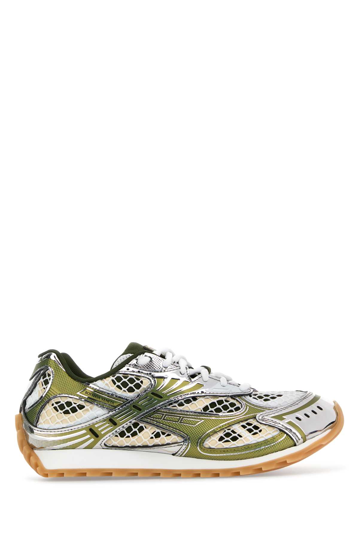 Shop Bottega Veneta Multicolor Orbit Sneakers In Mudwhite