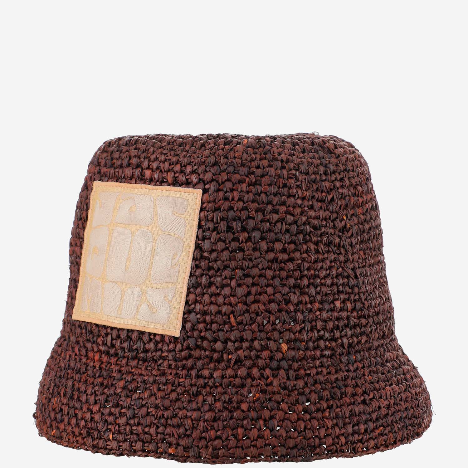 Jacquemus Le Bob Ficiu Hat In Brown