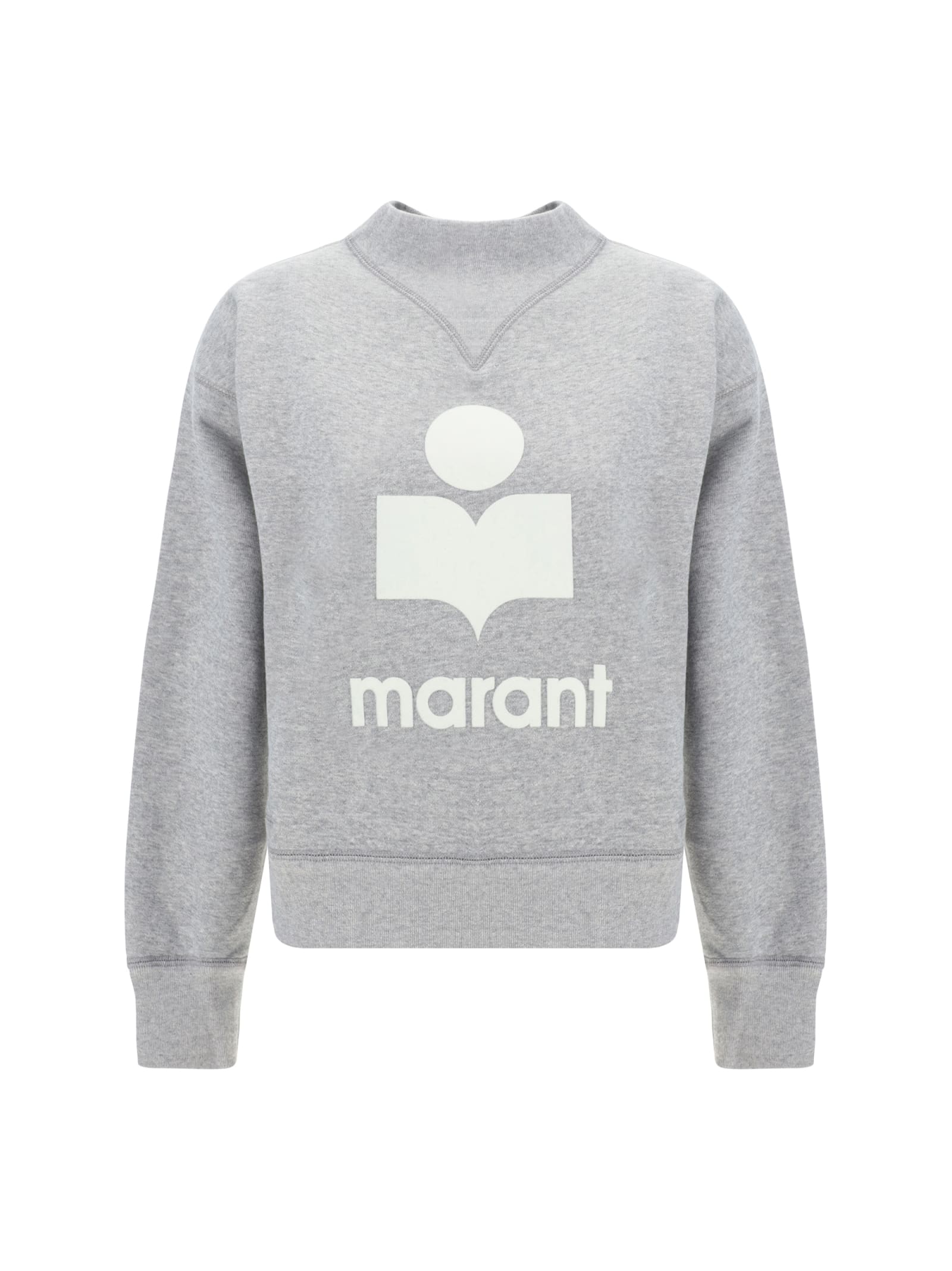 Shop Marant Etoile Moby Sweatshirt In Grey