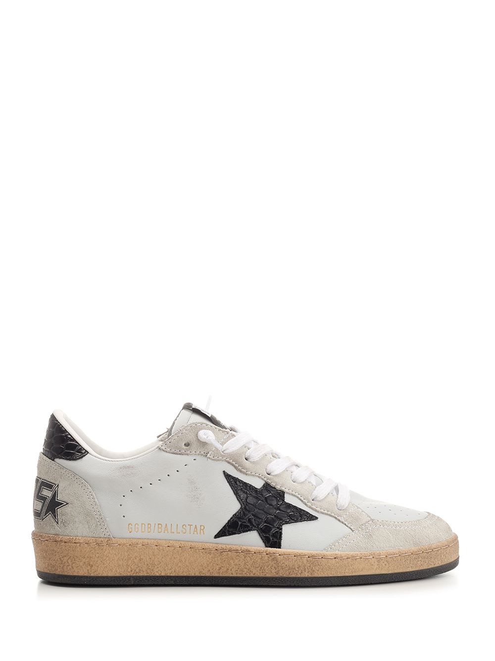 Shop Golden Goose Ball Star Sneakers In Grigio