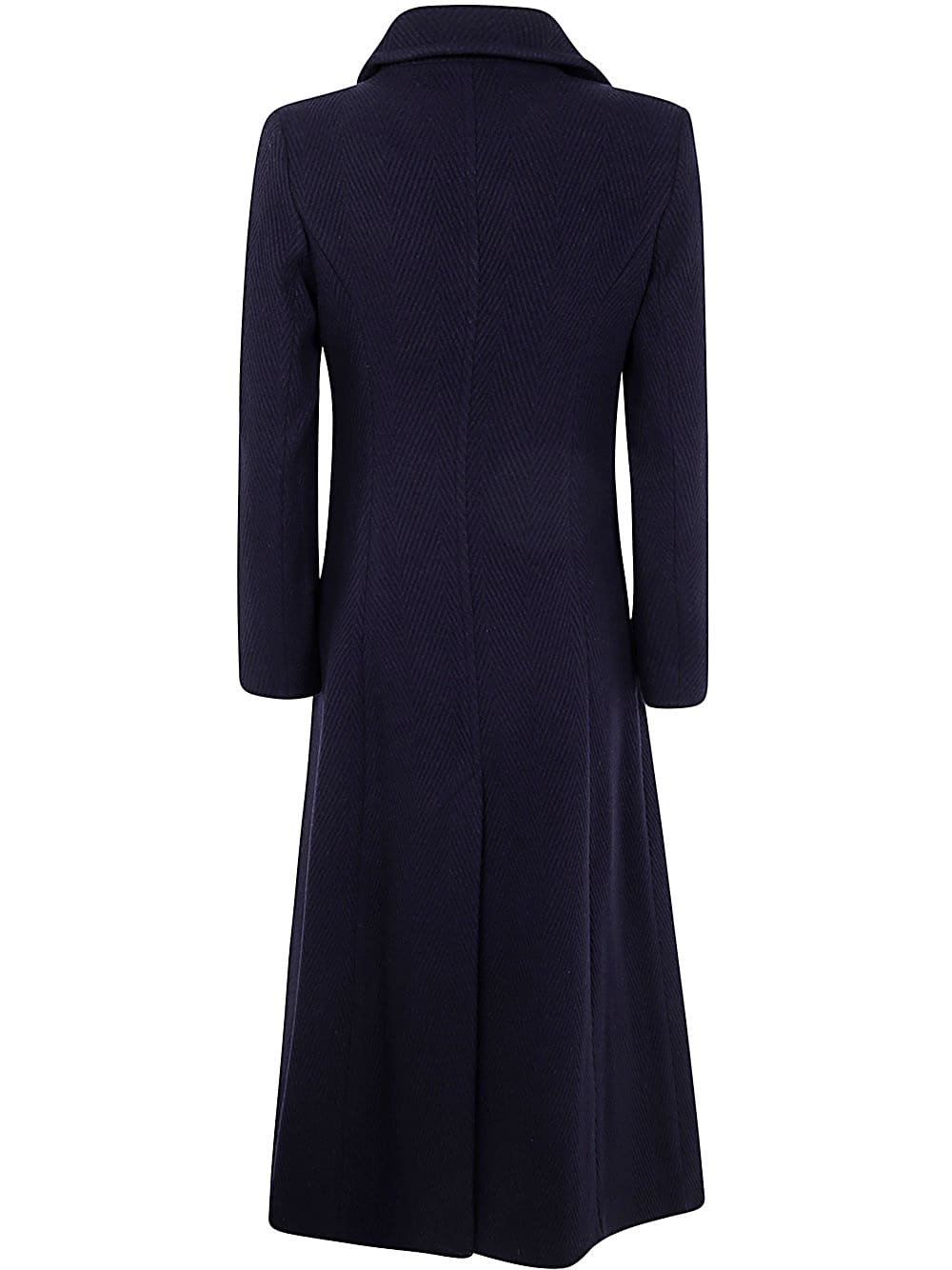 Shop Ralph Lauren Wool Coat Double Breast 50`` Lined In Regal Navy