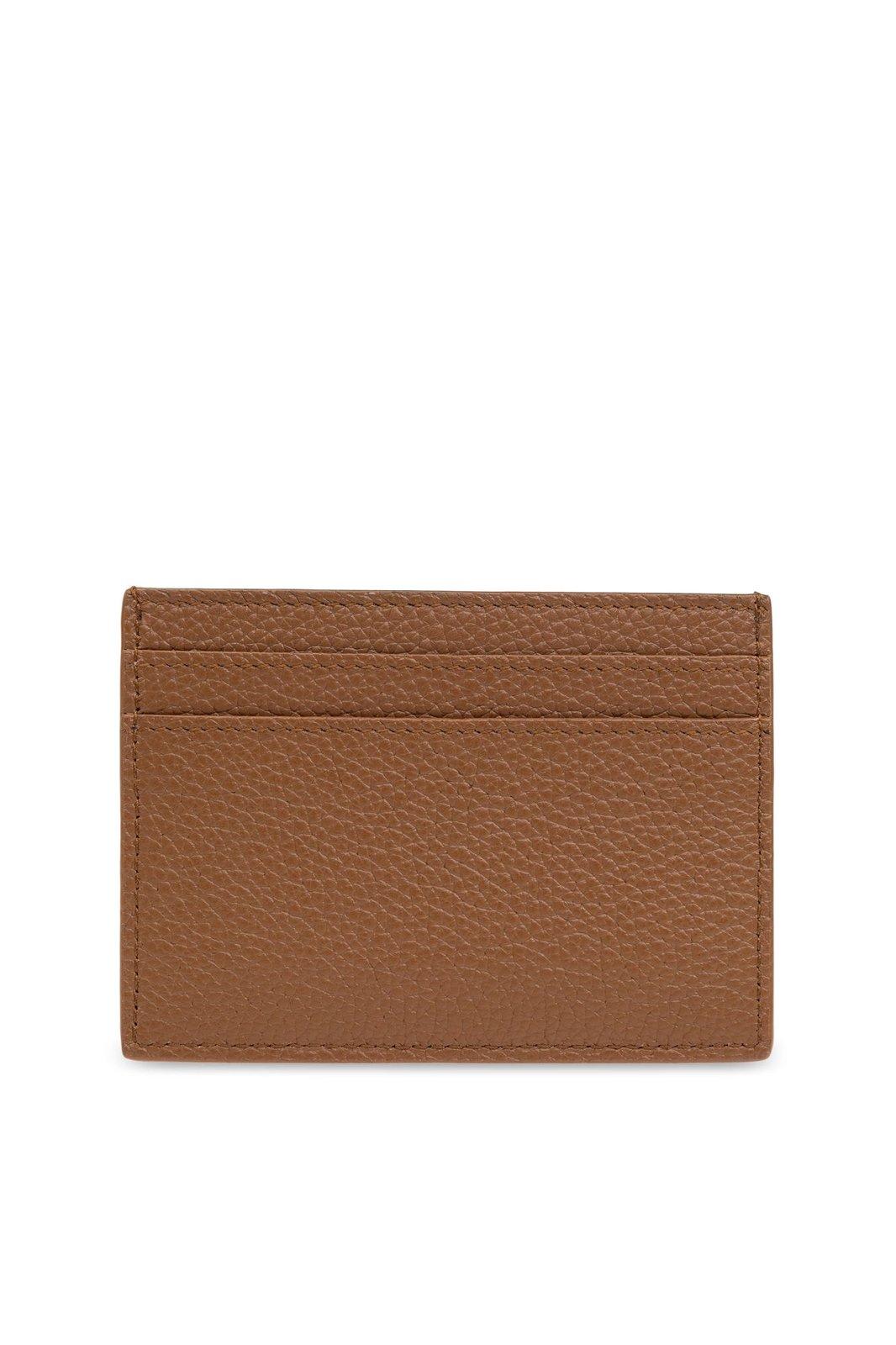 Shop Saint Laurent Cassandre Shadow Card Case In Fox