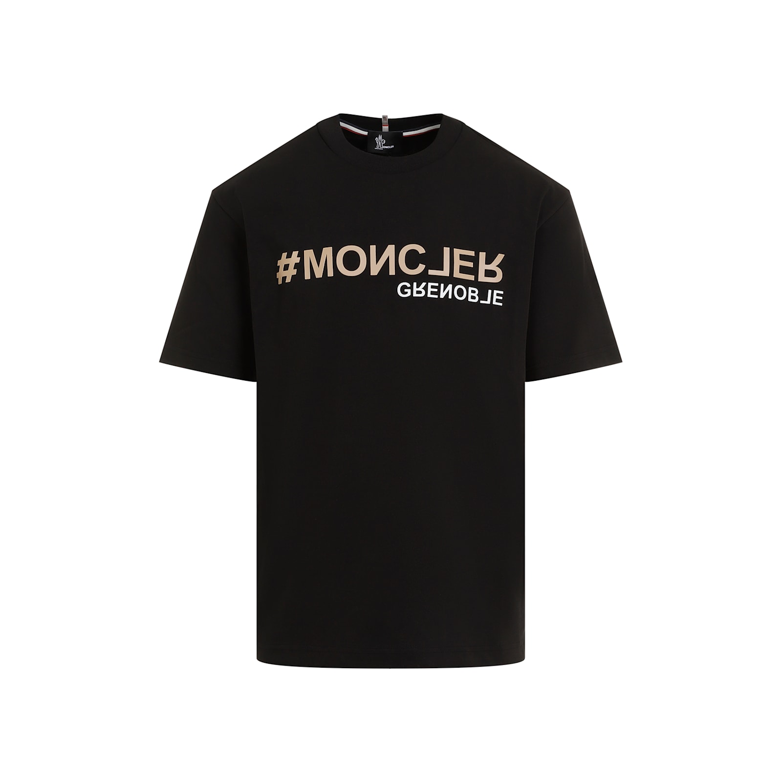 Shop Moncler Ss T-shirt In Black