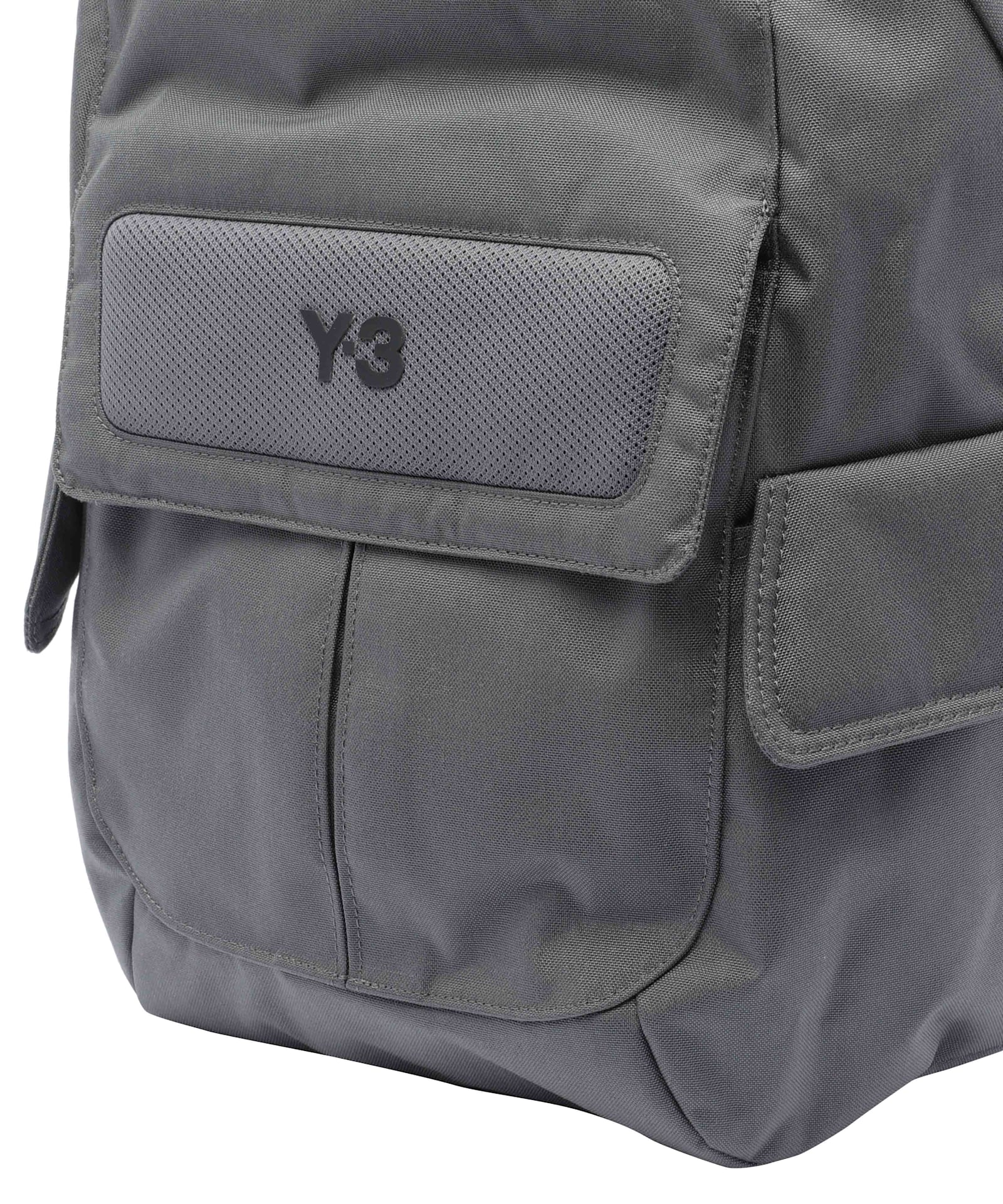 Y-3 Carrying Backpack Adaptable Straps In Gray