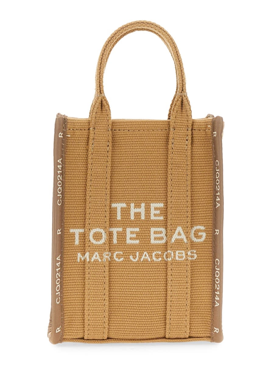 Shop Marc Jacobs The Tote Mini Bag In Beige