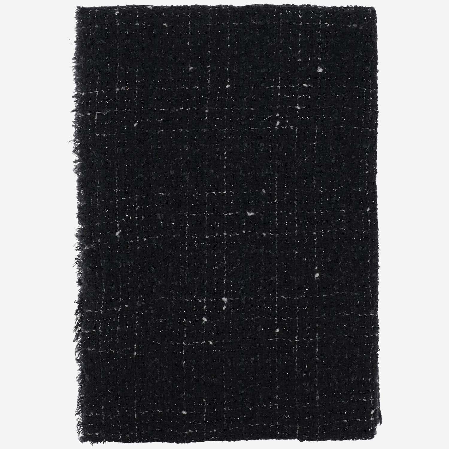 Faliero Sarti Margot Scarf With Check Pattern In Black