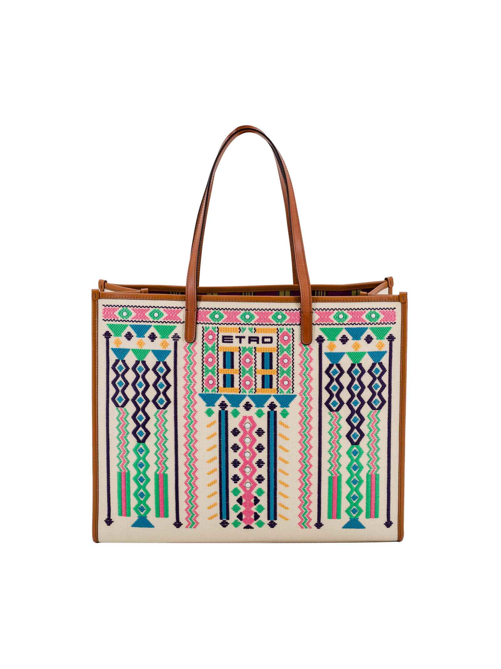 Etro Embroidered Design Tote Bag In Fantasia