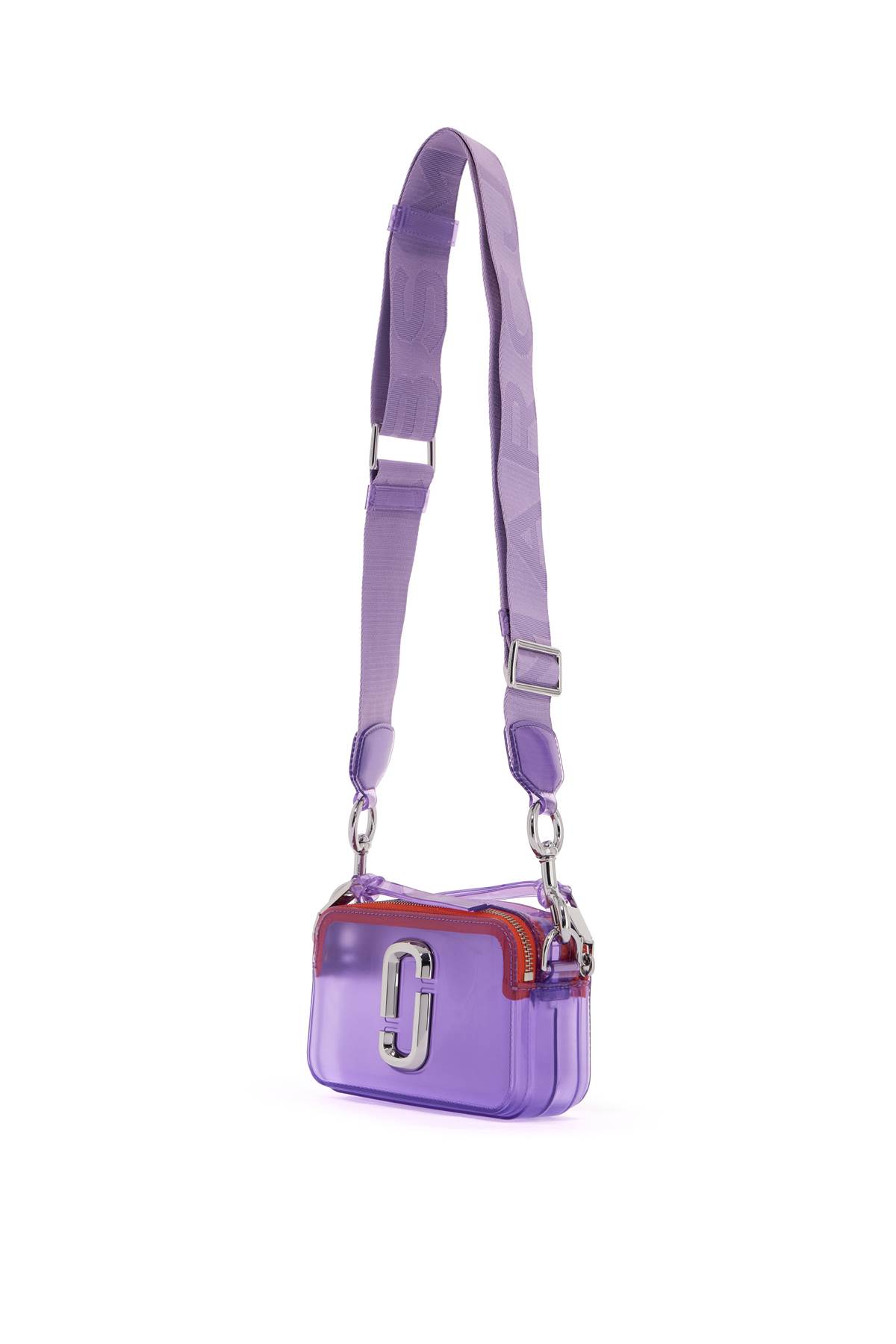 Shop Marc Jacobs The Jelly Snapshot Shoulder Bag In Wisteria