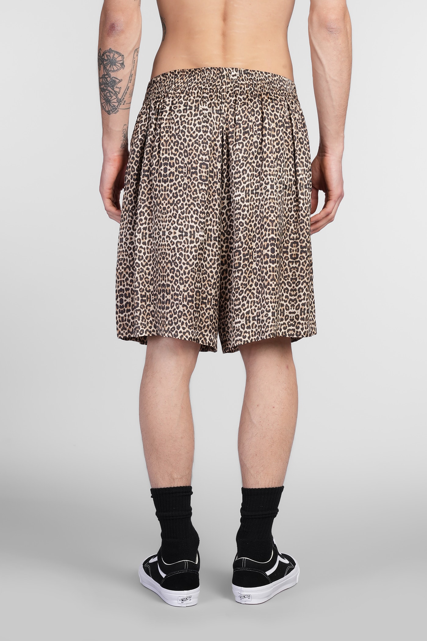 Ih Nom Uh Nit Shorts In Animalier Viscose In Animalier