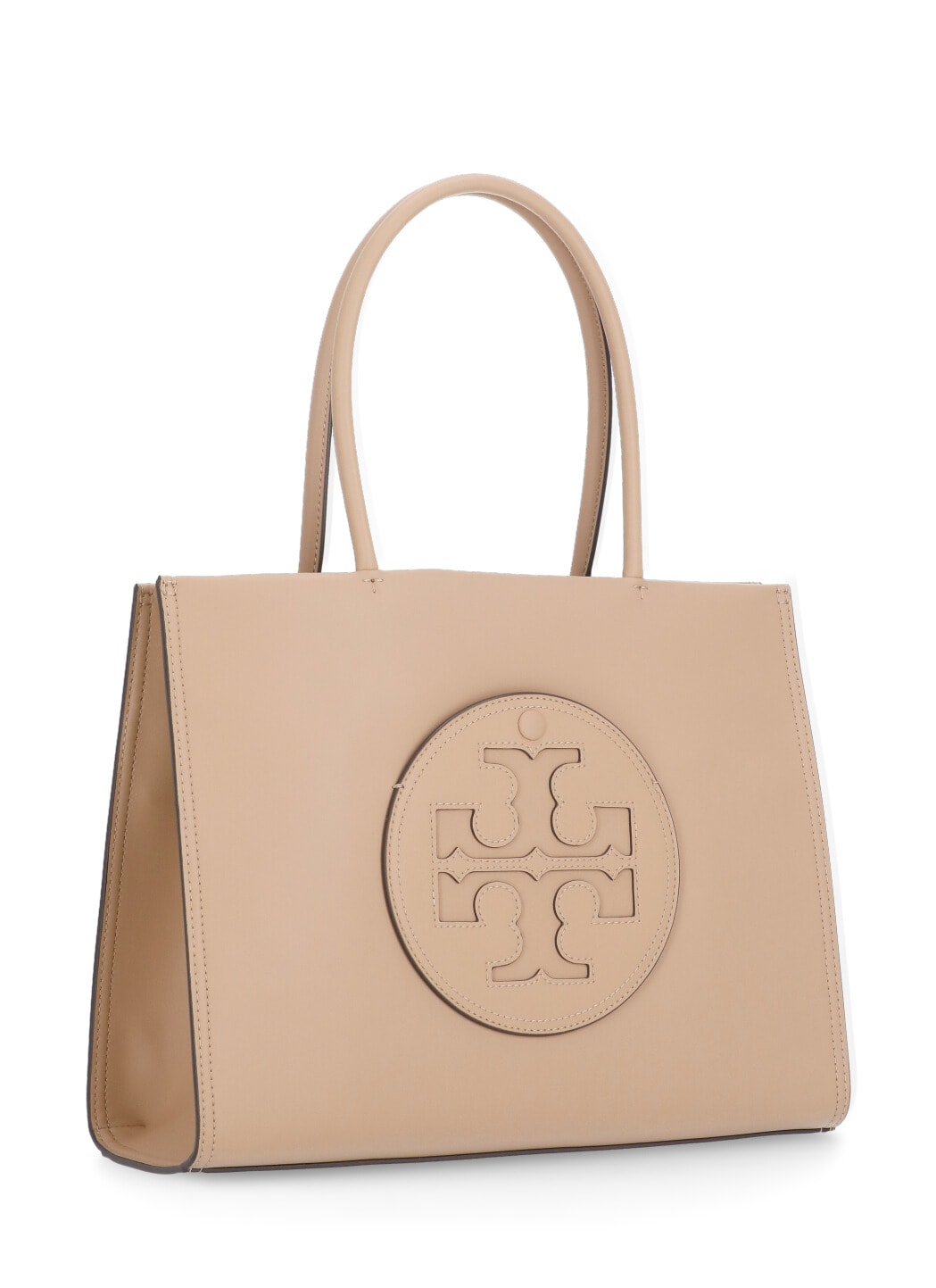 Shop Tory Burch Ella Shopping Bag In Beige