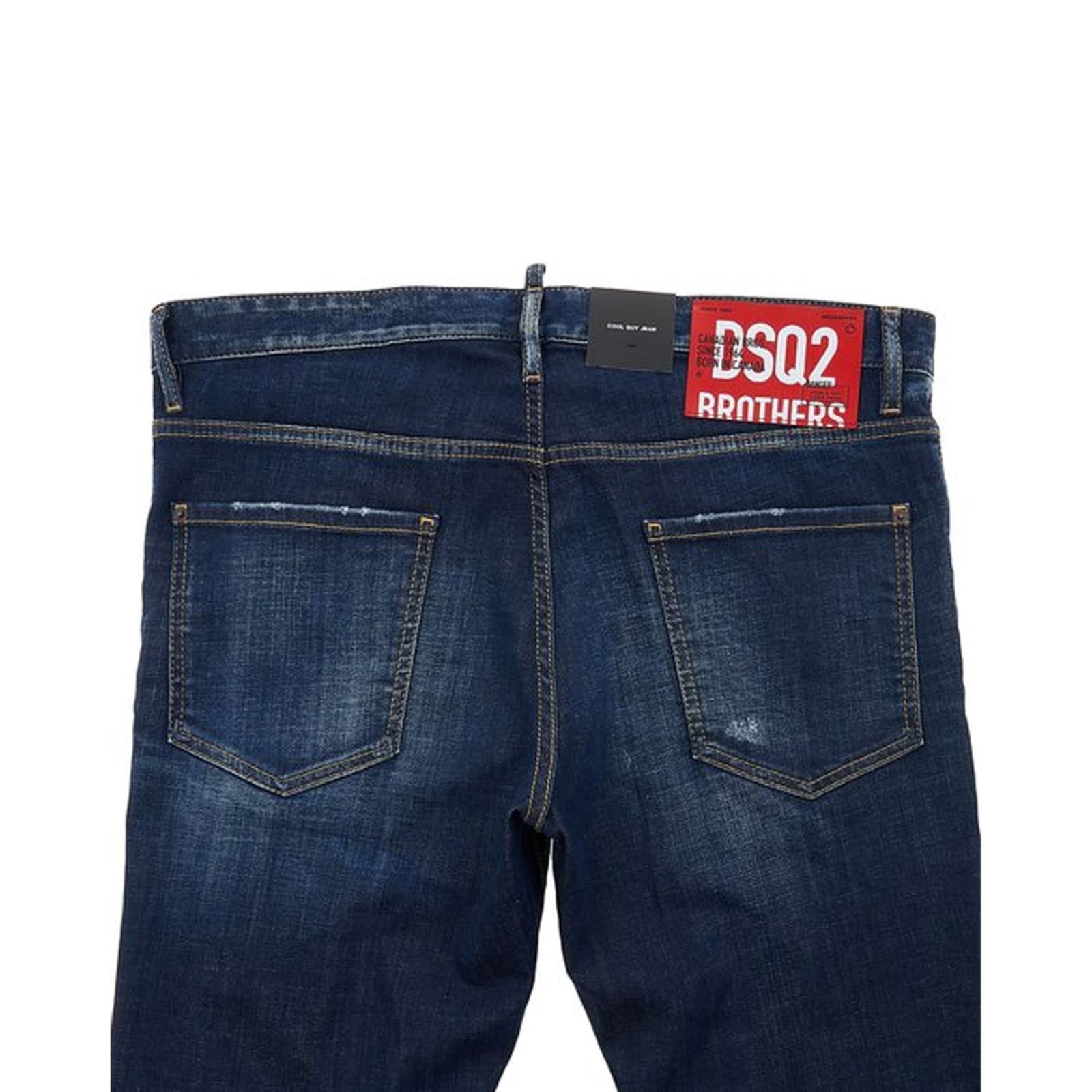 Shop Dsquared2 Cotton Denim Jeans In Blue