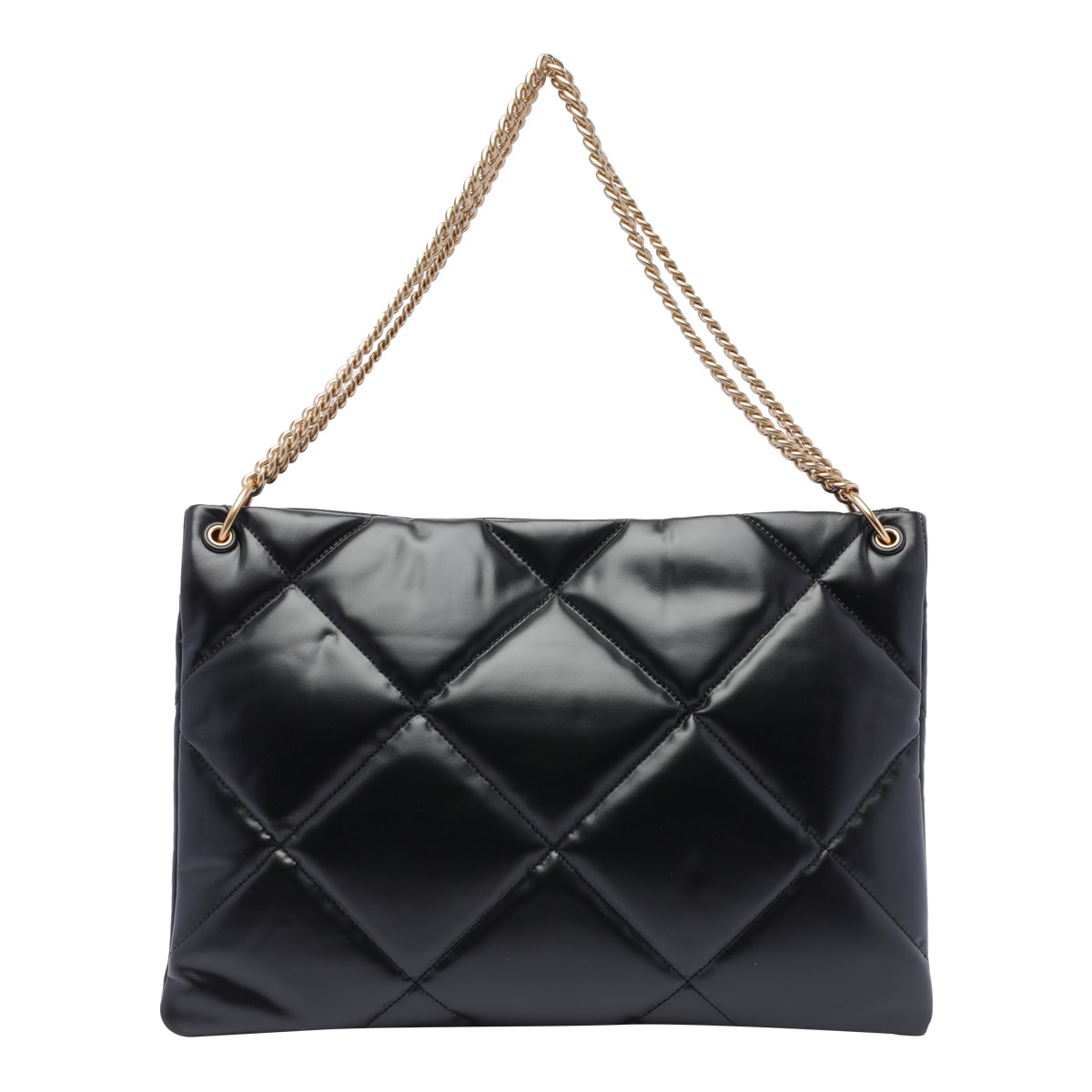 Shop Tory Burch Kira Diamond Quilted Shoulder Bag In Black