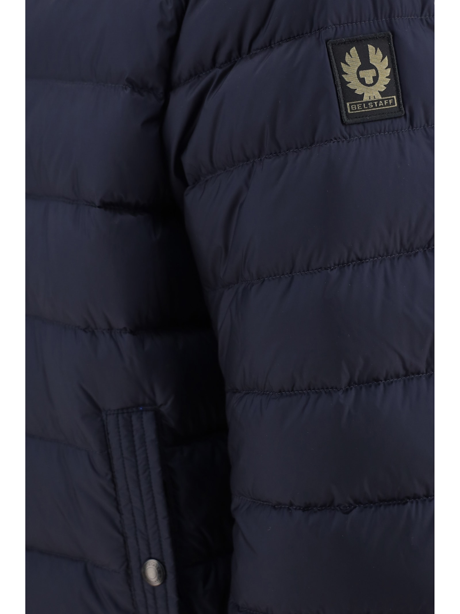 Belstaff Circuit Down Jacket In Blue