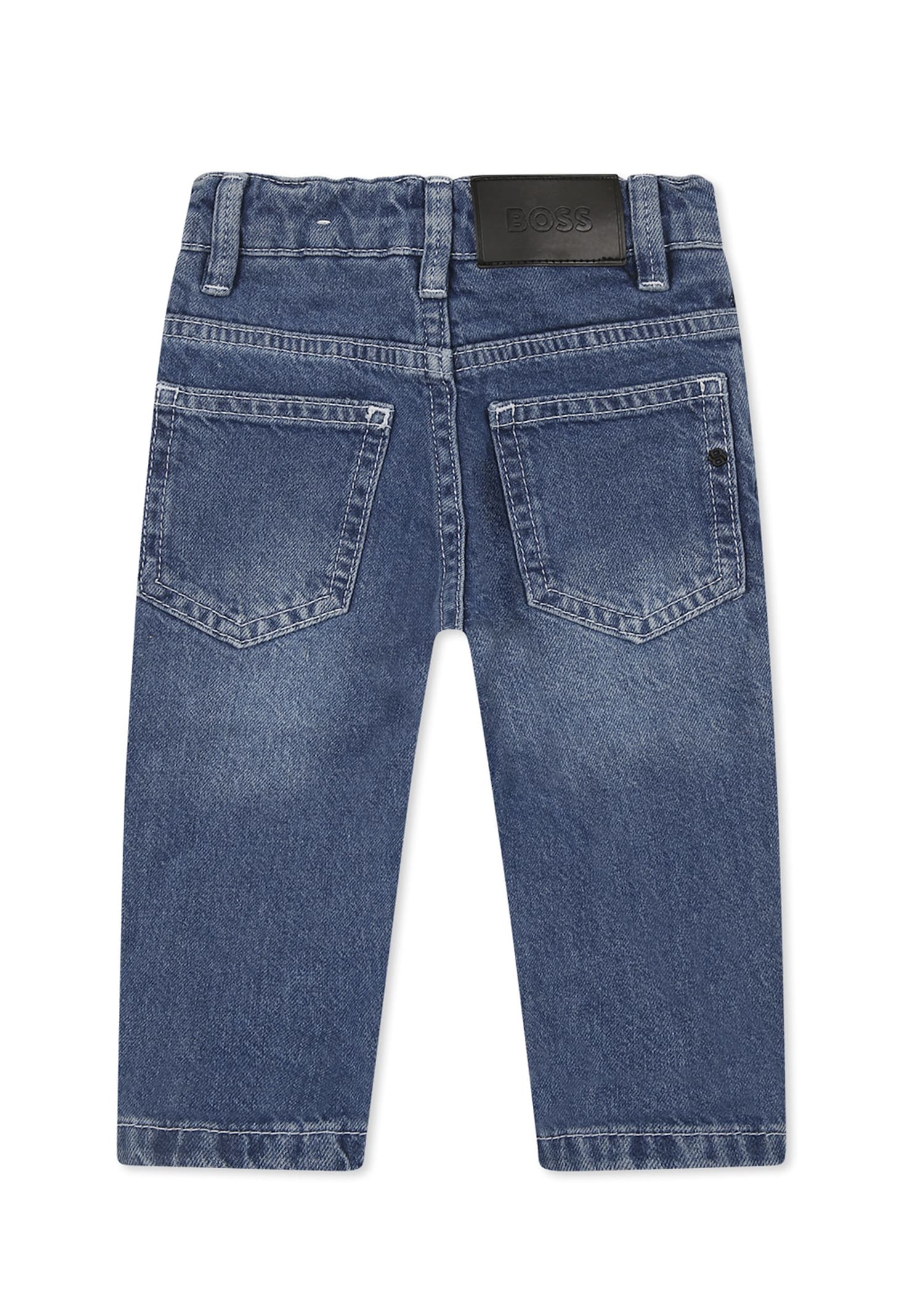 Hugo Boss Stretch Cotton Jeans In Denim