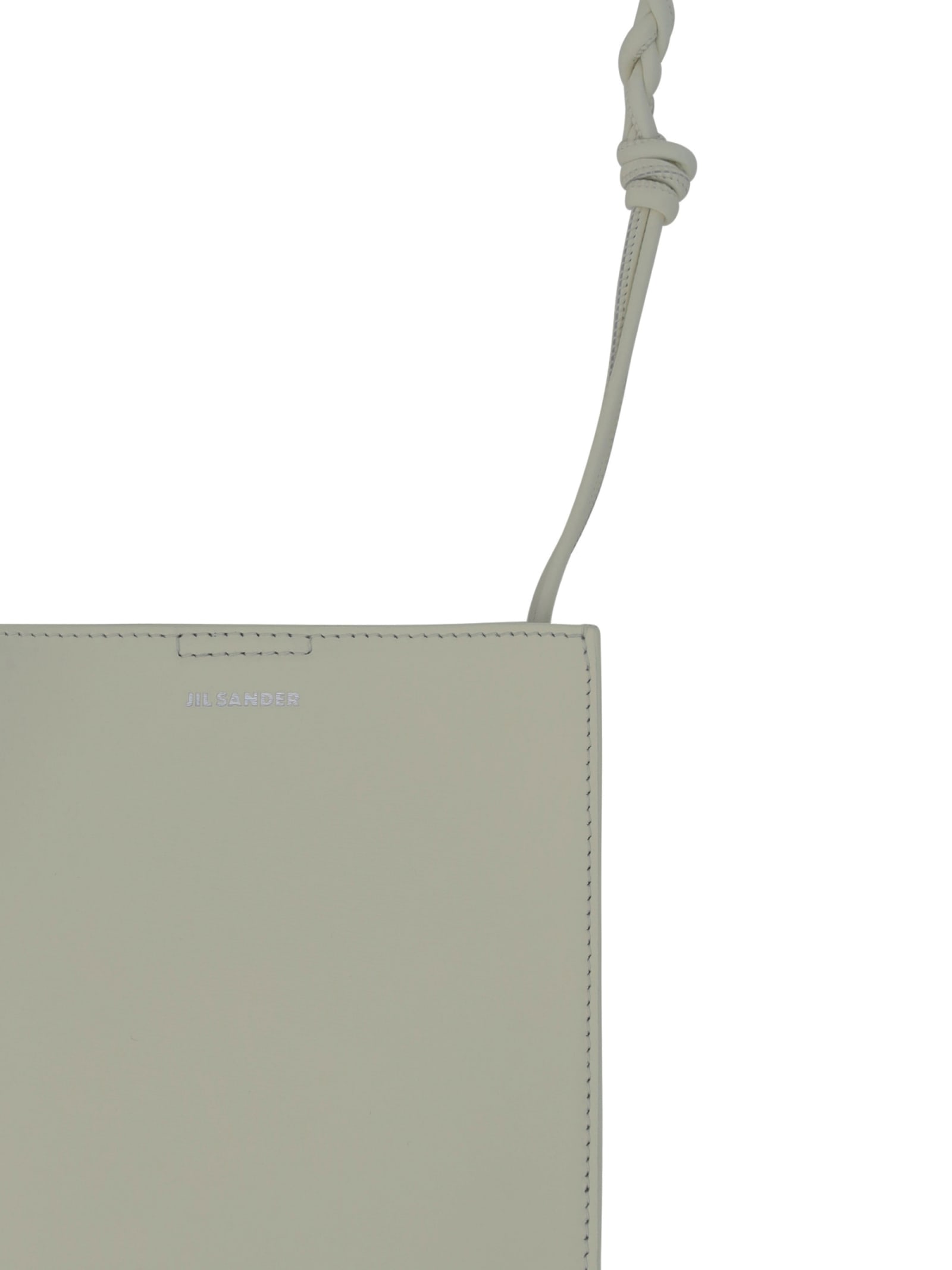 Jil Sander Tangle Shoulder Bag In Eggshell