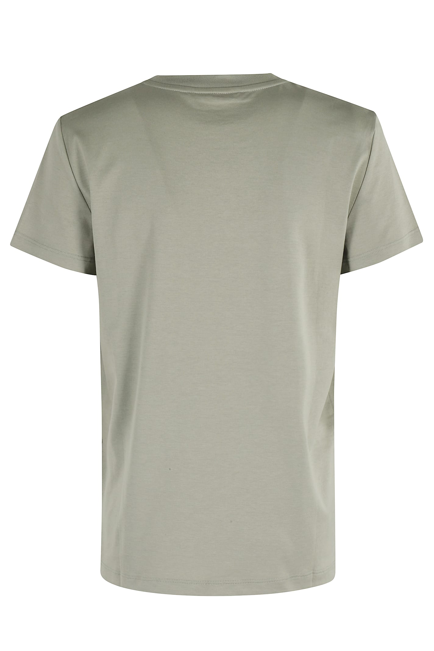 Max Mara Papaia Embroidered M T-shirt In Green